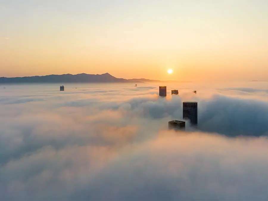 福州惊现「天空之城」！平流雾美如仙境，朋友圈看呆了