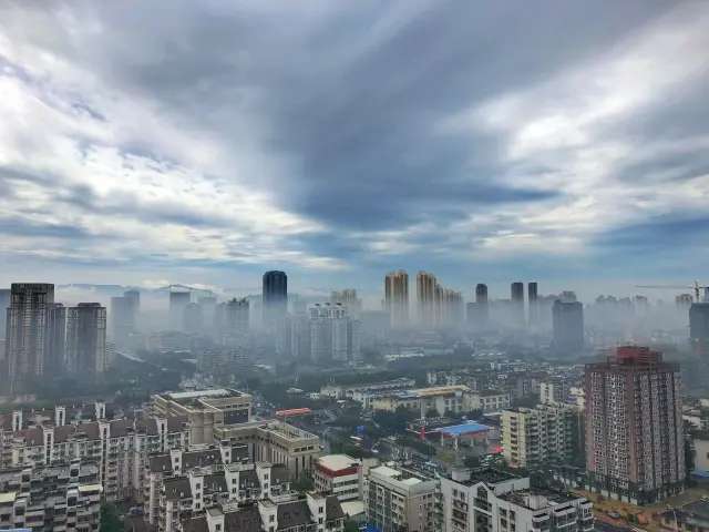 福州平流雾航拍